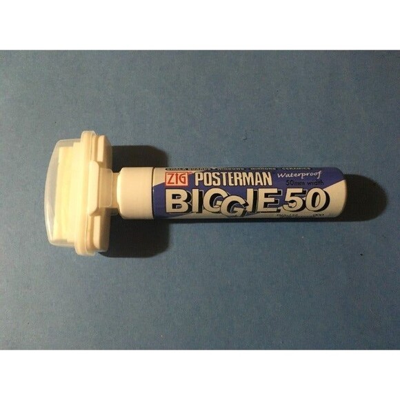Zig Posterman Biggie 50 White - Picture 1 of 1